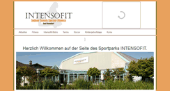 Desktop Screenshot of intensofit.de